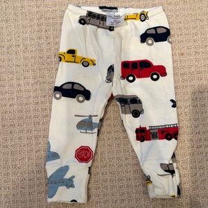 UP Baby Essentials White and Yellow Baby Pants